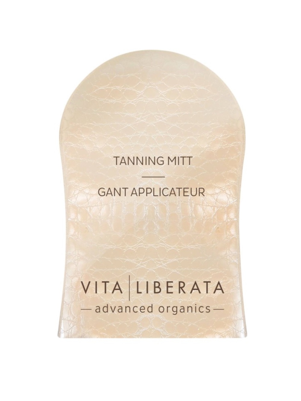 Brand new Vita Liberata Tanning Mitt in Beige - Advanced Organics